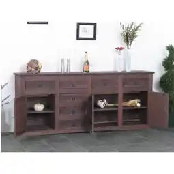 Netto Marken-Discount Sideboard New Mexiko Mexico 7+3 Anrichte Buffet Schrank Kommode kolonial Angebot