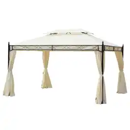 Netto Marken-Discount Outsunny Pavillon Stahl, Polyester Angebot