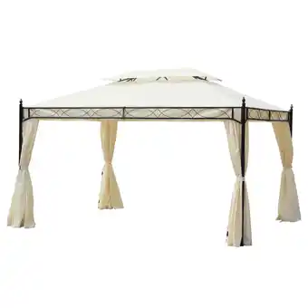 Netto Marken-Discount Outsunny Pavillon Stahl, Polyester Angebot