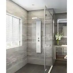 Netto Marken-Discount Home Deluxe Duschpaneel Cascata, weiß Angebot