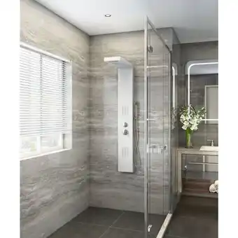 Netto Marken-Discount Home Deluxe Duschpaneel Cascata, weiß Angebot
