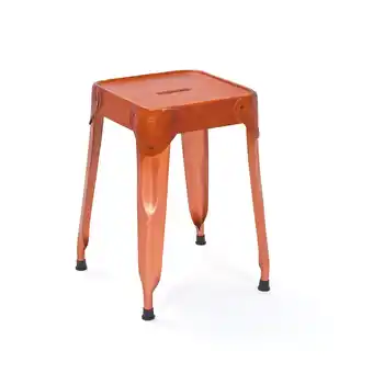 Netto Marken-Discount Inter Link Hocker Reema aus Metall mit Ledersitz im 4er Set Angebot
