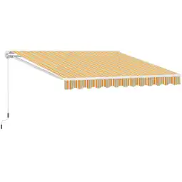 Netto Marken-Discount Outsunny Markise Polyester, Aluminium Angebot