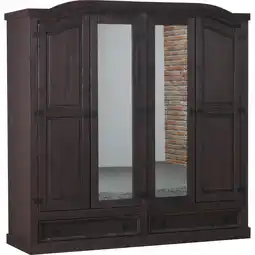 Netto Marken-Discount 4 trg Kleiderschrank New Mexico (B)193,5 x (H)193 x (T)57cm Angebot