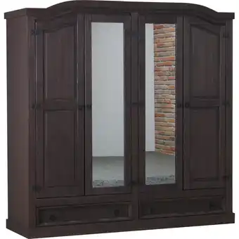 Netto Marken-Discount 4 trg Kleiderschrank New Mexico (B)193,5 x (H)193 x (T)57cm Angebot