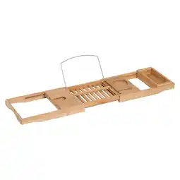 Netto Marken-Discount HOMCOM Badewannenablage Bambus, Edelstahl Angebot
