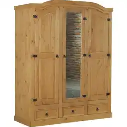 Netto Marken-Discount 3 trg Kleiderschrank New Mexico (B)157 x (H)193 x (T)57cm Angebot