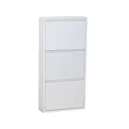 Netto Marken-Discount Schuhschrank Pisa 3 Klappen (B)50 x (H)106 x (T)16cm Angebot