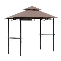 Netto Marken-Discount Outsunny Grillpavillon Stahl, Eisen, 180g/m² Polyester Angebot