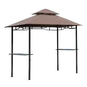 Netto Marken-Discount Outsunny Grillpavillon Stahl, Eisen, 180g/m² Polyester Angebot