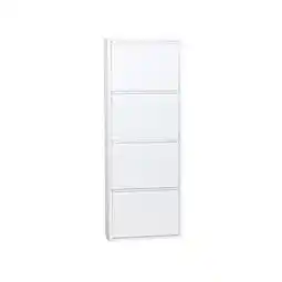 Netto Marken-Discount Schuhschrank Pisa 4 Klappen (B)50 x (H)139,5 x (T)16cm Angebot