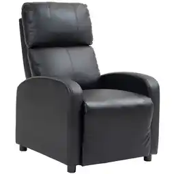 Netto Marken-Discount HOMCOM Relaxsessel Kunstleder, Schaumstoff, Holz, Metall Angebot