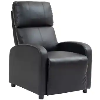 Netto Marken-Discount HOMCOM Relaxsessel Kunstleder, Schaumstoff, Holz, Metall Angebot