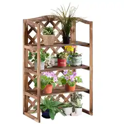 Netto Marken-Discount Outsunny Blumenregal Tannenholz Angebot