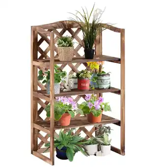 Netto Marken-Discount Outsunny Blumenregal Tannenholz Angebot