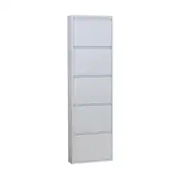 Netto Marken-Discount Schuhschrank Pisa 5 Klappen (B)50 x (H)172,5 x (T)16cm Angebot