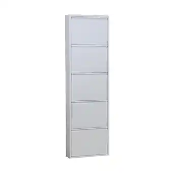 Netto Marken-Discount Schuhschrank Pisa 5 Klappen (B)50 x (H)172,5 x (T)16cm Angebot