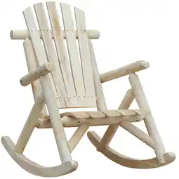 Netto Marken-Discount Outsunny Schaukelstuhl Tannenholz Angebot