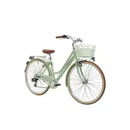 Netto Marken-Discount Adriatica Cityfahrrad 28 Zoll RETRO Lady Grün inkl. Korb Angebot