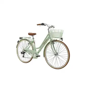 Netto Marken-Discount Adriatica Cityfahrrad 28 Zoll RETRO Lady Grün inkl. Korb Angebot
