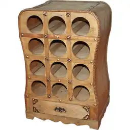 Netto Marken-Discount Weinregal Holz Kolonialstil Weinregal Weinschrank Flaschenregal Wein Weinkiste Angebot