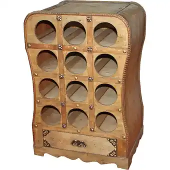 Netto Marken-Discount Weinregal Holz Kolonialstil Weinregal Weinschrank Flaschenregal Wein Weinkiste Angebot