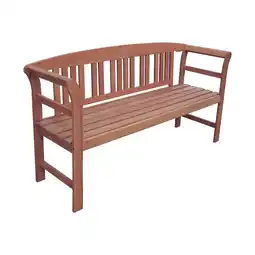 Netto Marken-Discount Gartenbank Bank Sitzbank Parkbank Gartenmöbel Holz Garten Holzbank 3-Sitzer Rose Angebot