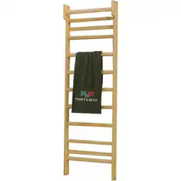 Netto Marken-Discount 225x70cm Solide Holz Kletterwand Sprossenwand Massivholz 100 Kg belastbar Sport Angebot