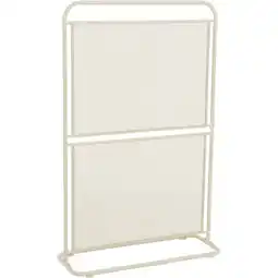 Netto Marken-Discount Metall Balkon Sichtschutz 124x80 Windschutz Larmschutz Garten Terrasse beige Angebot