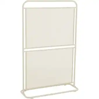 Netto Marken-Discount Metall Balkon Sichtschutz 124x80 Windschutz Larmschutz Garten Terrasse beige Angebot