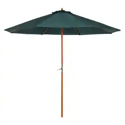 Netto Marken-Discount Outsunny Sonnenschirm Polyester ( 180 g/m² ), Pappelholz, Bambus Angebot