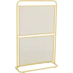 Netto Marken-Discount Metall Balkon Sichtschutz 124x80 Windschutz Larmschutz Garten Terrasse gelb Angebot