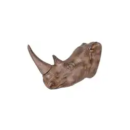 Netto Marken-Discount Nashorn Wanddekoration Antik-Braun Dekoration Poyresin Geweih Deko Trophäe Angebot