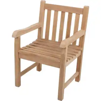 Netto Marken-Discount Garden Pleasure Teak Armsessel Solo Gartenstuhl Garten Sessel Stuhl Möbel Angebot