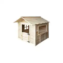 Netto Marken-Discount Home Deluxe Spielhaus Der große Palast natur, ohne Bank Angebot