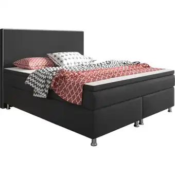 Netto Marken-Discount Inter Handels Boxspringbett King Size 180 x 200 cm Anthrazit - versch. Farben Angebot