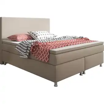 Netto Marken-Discount Inter Handels Boxspringbett King Size 180 x 200 cm Muddy - versch. Farben Angebot