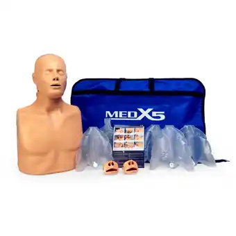 Netto Marken-Discount MedX5 Practi-Man Advance, HLW-Übungspuppe für Jugendliche und Erwachsene in Tragetasche Angebot