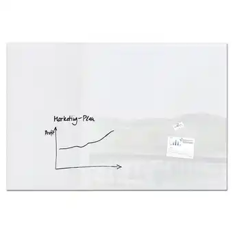 Netto Marken-Discount Sigel Glas Magnetboard Artverum 180x120 cm Magnet Tafel Whiteboard Board weiß Angebot