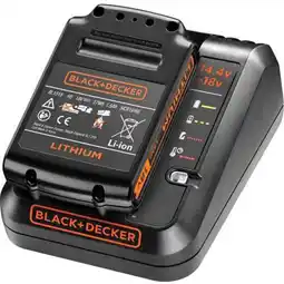 Netto Marken-Discount BLACK+DECKER Ladegerät 1A Ladegerät + 1.5Ah Li-Ion Akku Angebot