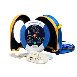 Netto Marken-Discount MedX5 HeartSine samaritan PAD500P Reanimations-Defibrillator, AED-Set mit HLW-D Kontrolle, IEC2019 Angebot