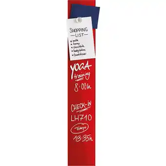 Netto Marken-Discount Magnetoplan Design Glasboard, magnetisch intensiv-rot 100x600mm Angebot
