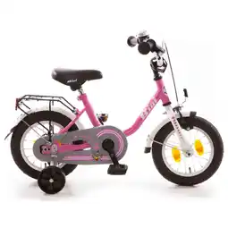 Netto Marken-Discount Bachtenkirch Kinderfahrrad BiBi pink/weiß 12,5 Angebot