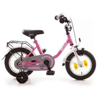 Netto Marken-Discount Bachtenkirch Kinderfahrrad BiBi pink/weiß 12,5 Angebot