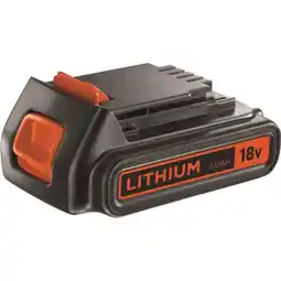 Netto Marken-Discount BLACK+DECKER Akku 18V/2,0 Ah Lithium-Ionen-Akku Angebot