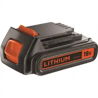Netto Marken-Discount BLACK+DECKER Akku 18V/2,0 Ah Lithium-Ionen-Akku Angebot
