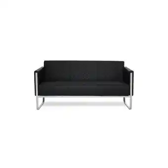 Netto Marken-Discount hjh OFFICE Lounge Sofa ARUBA STEP Kunstleder mit Armlehnen Angebot