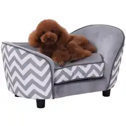 Netto Marken-Discount PawHut Haustiersofa Holz, Schaumstoff, PVC Angebot