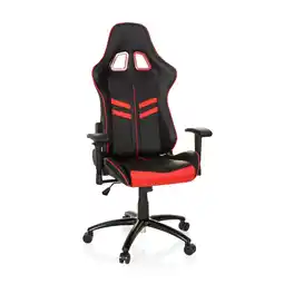 Netto Marken-Discount hjh OFFICE Gamingstuhl LEAGUE PRO Kunstleder mit Armlehnen (höhenverstellbar) Angebot