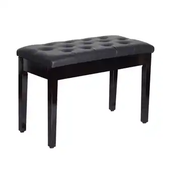 Netto Marken-Discount HOMCOM Klavierhocker Gummiholz, Kunstleder Angebot